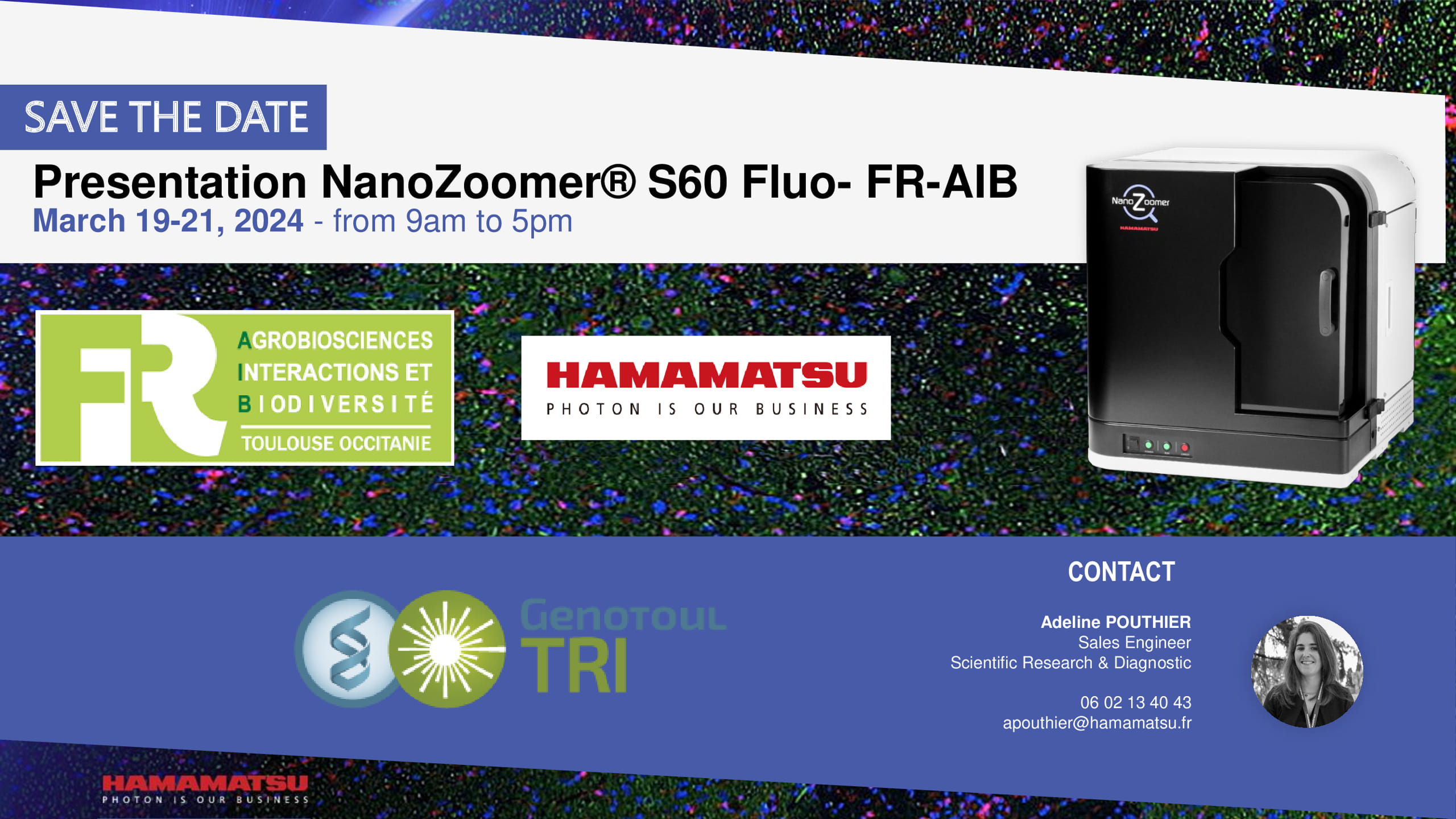 présentation NanoZoomer S60 Fluo